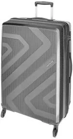 Kamiliant by American Tourister Kiza Polypropylene 79 cms Large Black Hardsided Carry-on Luggage (GZ8 (3) 09 007)