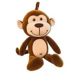 Hug N Feel Soft Toys Brown Polyester And Cotton Monkey Soft Toy - 50 cm