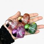 Beauty N Brains Lip Gloss Tint For Dry And Chapped Lips in Cute Heart-Shaped Packaging - Multicolor Metallic Finished Packaging | Pack of 4 | Orange-Pink-Green-Peach