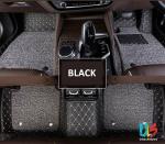 ULS URBANLIFESTYLERSS Black Faux Leather Car Foot Mats For Tata Harrier