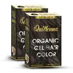 QuikHenna Organic Gel Hair colour - 3N Dark Brown 120gm Pack of 2