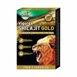 Zandu Vigorex Shilajit Gold Ayurvedic Medicine (1 Pack, 10 Caps in Pack)