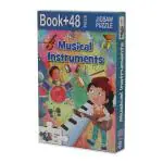 Musical Instruments:48 Piece Jigsaw Puzzle + 24 Pages Book