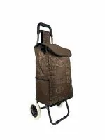 EverBest Foladable Shopping Trolley Bag with Wheels | Grocery, Fruit & Vegetables cart / Basket | 38 Liters Capacity