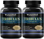 Naturewell Tribulus Terrestris 500Mg For Strength, Muscles And Advanced, 60 Capsules Each (Pack Of 2)