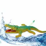 Jainsons Pet Products Aquarium Crocodile Air Bubbler Decorations - Aerating Action Ornament, Oxygen Bubble Up Down Mouth Crocodile