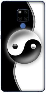 aadia Huawei Mate 20 X Matte Vinyl Signs and Symbols Printed Mobile Skin Sticker with Scratch Resistant Lamination