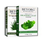 BEYORG Natural Aloevera and Brahmi Powder and Herbal Powder for Anti - Dandruff, Anti - Hair Fall and Color Protection - 200 g