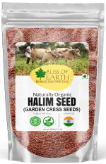 Bliss of Earth 200gm orgnaic halim seed. aliv seeds or garden cress seeds for hair and immunity