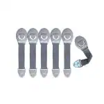 Kids Station Made in India Furniture Safety Locks for Kids, Child Safety Locks for Drawer, Cabinet, Cupboard, Baby Proofing Product, Strong Adhesive Safety Lock (Pack of 6, Grey)