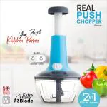 WHITEWAVE 100% vargin pp 2 in 1 Push Chopper Push and Chop Chopper Vegetable and Fruit Cutter