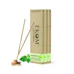 EKOM Incense sticks, Pack of 3 ( 42 sticks each) Herbal Fragrance| Non Toxic Chemical & Charcoal Free| 100% Natural and Herbal| Best for Stress Relieving