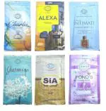 Premium Incense Sticks for Pooja Combo Pack of 6 - Charlie, Alexa, Intimate, Jasmine, Sia, Pond's (Zipper Pouch Pack) | HARDIK SALES AGENCY