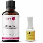 Coslifestore Acrylic Monomer 45 ml Plus Primer 15 ml For Acrylic Nail Extension Combo of 2