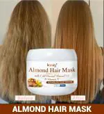 KURAIY ALMOND Hair Mask Hair Root Repair Frizz Moisturizer Smoothing Damaged Hair Nutrition Protein Care
