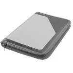 SVS PU Leather Multipurpose 24 File Sleeve to Store A4 Professional Files and Folders, Certificate, Legal Size Documents Holder and for Men and Women (Black-Grey) -Pack of 4