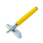 Auteur 950YEL - M Yellow Metal Yellow Ink Fountain Ink Pen