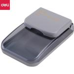 Deli E988 Clip Dispenser, Material GPPS, Black & Grey, Pack of 3