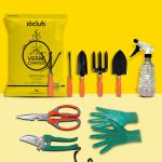 10Club Plant Care Tool Kit - 10 Pcs (Scissors, Pruner, Garden Gloves, Trowel, Fork, Cultivator, Spray Pump, Manure, Weeder) | Gardening Tools Kit for Home Garden, Terrace & Balcony