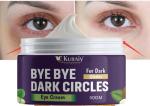KURAIY 100% Anti Dark Circle Eyes Care Cream Eye Bags Removal Wrinkle Contour Massage Mask Moisturizing cream