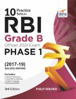 10 Practice Sets for RBI Grade B Officers Exam 2020 Phase 1 - 3rd Edition
