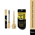 Amura Eye Makeup Kit Waterproof Eyeliner, Kajal, Mascara