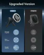 ESR Black Magnetic Mobile Holder for Car, Compatible for iPhone 14/14 Plus/14 Pro/14 Pro Max and iPhone 13/12 Series