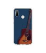 Casotec Guitar Design Printed Silicon Soft TPU Back Case Cover for Panasonic Eluga X1 Pro
