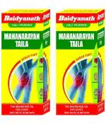 Baidyanath Mahanarayan Tel, 50 ml (Pack Of 2) Ayurvedic Oil for Joints & Muscle Pain Relief