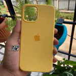 MALIRAJ iPhone 13 Pro - Original Silicone Case Cover Yellow