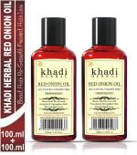Khadi Herbal Red Onion Oil Increase Hair and Reduces Hair Fall for Healthy Hair 200ml