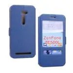 Defender Blue Plastic Flip Cover Case For Asus Zenfone 5, Asus Zenfone 2