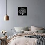 Vah Black Wooden Tree Branch Wall Art Decor Hanging Office
