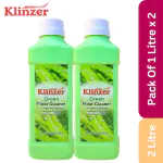 Klinzer Green Phenyl | Floor Cleaner Liquid, Lemongrass fragrance 2 liter | Non-Toxic & Eco-Friendly | Green Phenyl | Liquid for Hospitals, Homes, Offices Removes Dirt, Grime , Personal Hygiene | 2L