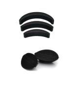 Trendy Club Combo of Hair Accessories (2 Oval Hair Puff Up Volumizer with 3 Banana Bumpits Hair Style Maker)