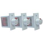 Hi-Plasst Switch Indicator 4 Step Modular Type Fan Regulators Use In Household, Offices, Shops Hospitals And More 5cm x 2.4cm