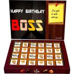 Expelite Happy birthday gift for boss male - 24 pc chocolate gift for boss birthday Bars (450 g)