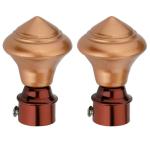 Avlen Heavy-Duty Metal Brackets For Curtains And Rods, Premium Curtain Brackets - Pack Of 2 Decorative Adjustable Drapery Rod Holders For Windows