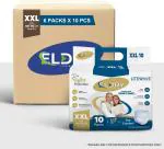 Eldry Unisex | Premium Soft Adult Pant Style Diapers | XXL | (Pack of 6) Adult Diapers - XXL (60 Pieces)
