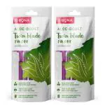 Sirona Disposable Shaving Razor for Women with Aloe Boost - 5 Units (Pack of 2)