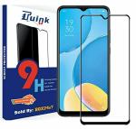 Tuink Oppo A15s Transparent Tempered Glass Touch Sensitive and Scratch Resistant Screen Protector with Wet and Dry Wipe 21 x 18 x 3 cm