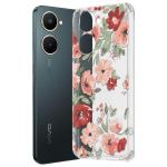 Fashionury Designer Soft Back Cover Case Compatible for Vivo Y03 -D1058