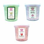 Fluffy Tubs Cotton Candy / Candy Floss Matcha, Blueberry and Red Velvet Flavour 30g (Pack of 3)
