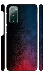 YAPZONE Red Blue Marble | Designer Printed Hard Back Cover for Samsung Galaxy S20FE / S20FE 5G Premium & Attractive Case for Your Smartphone