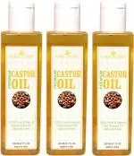 Park Daniel Cold Pressed Castor Oil, 200 Ml Each (Pack Of 3)