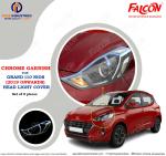 FALCON CAR HEAD LIGHT COVER CHROME FOR GRAND i10 NIOS 2019 ONWARDS