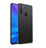 Fastship Silicone Rubber Hybrid Case Case Back Cover for Realme RMX2030 / Realme 5i - Black