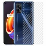 Kite Digital Oppo Realme X7 Pro Back Screen Protective Film Carbon Fiber Skin Transparent Screen Guard Sticker (Pack of 2)