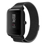 OBOE Black Stainless Steel Watch Strap