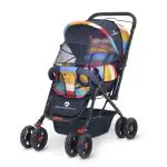 StarAndDaisy Prism Baby Stroller and Pram Reversible Handlebar with Mosquito Net & Wheel Brakes